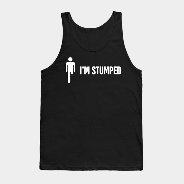 Funny Amputated Missing Leg Amputee Gift Tank Top by MeatMan